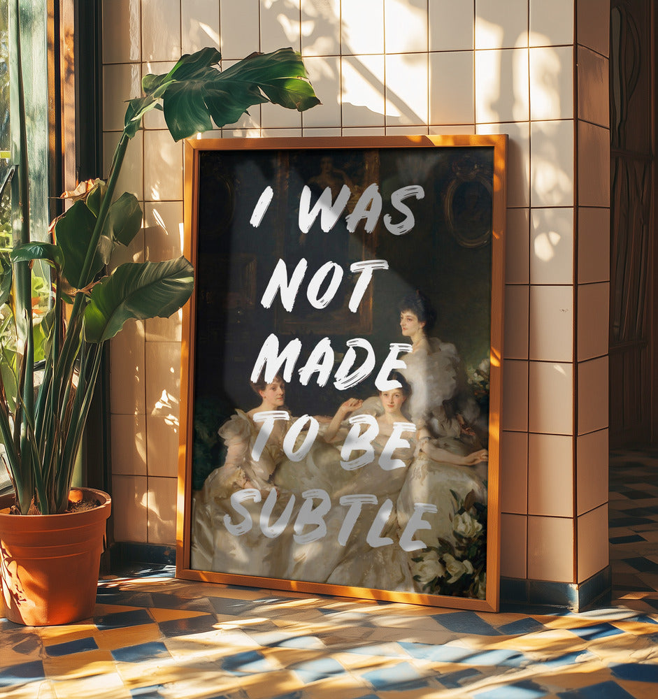 Notsubtlewhitefont Ratioiso | Poster
