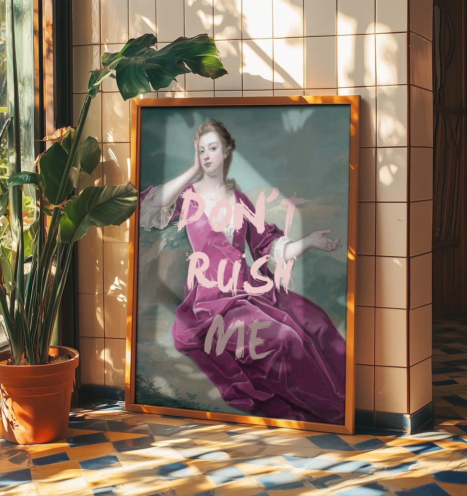 DontrushmePurple Ratio2x3 | Poster