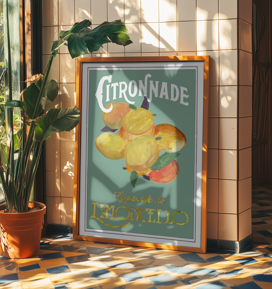 Zitronen-Limoncello | Poster