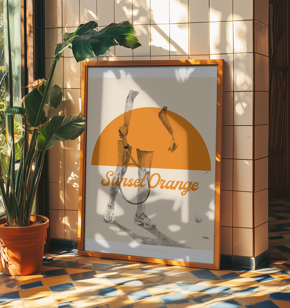 Solnedgång Orange | Poster