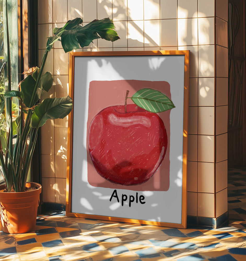 Rött äpple | Poster
