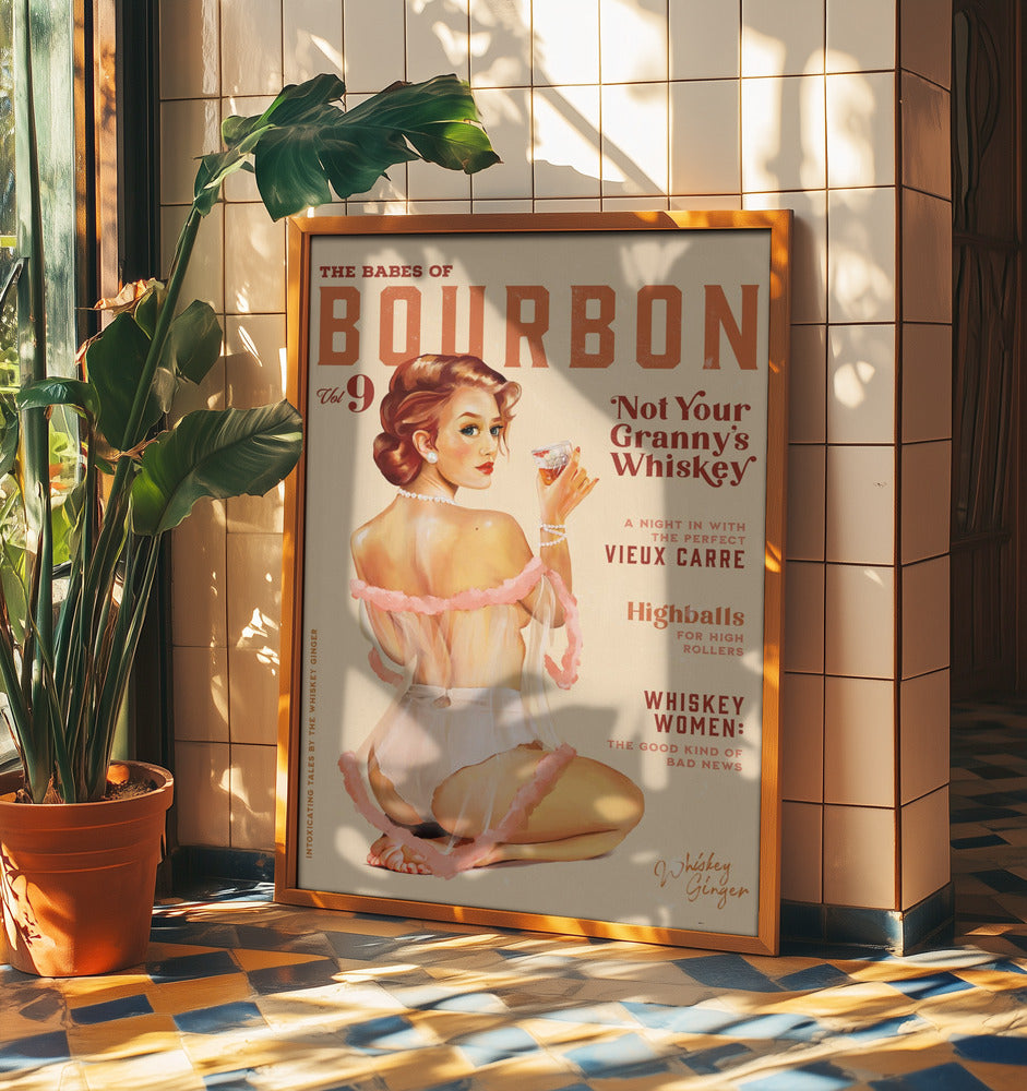 Babes of Bourbon Vol 9 Vintage Whiskey Pinup | Poster