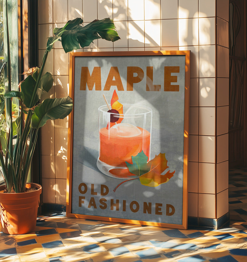 Lönn gammaldags cocktail | Poster