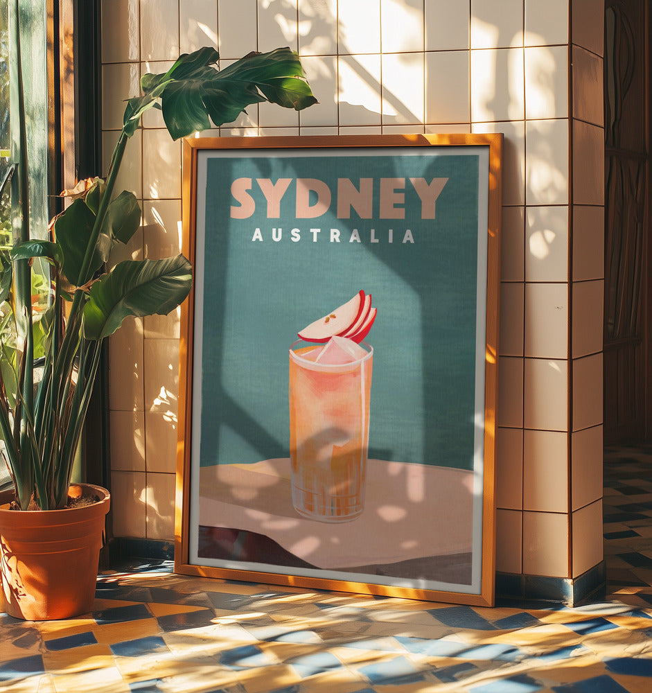 Sydney Australien Cocktailbardekor | Poster