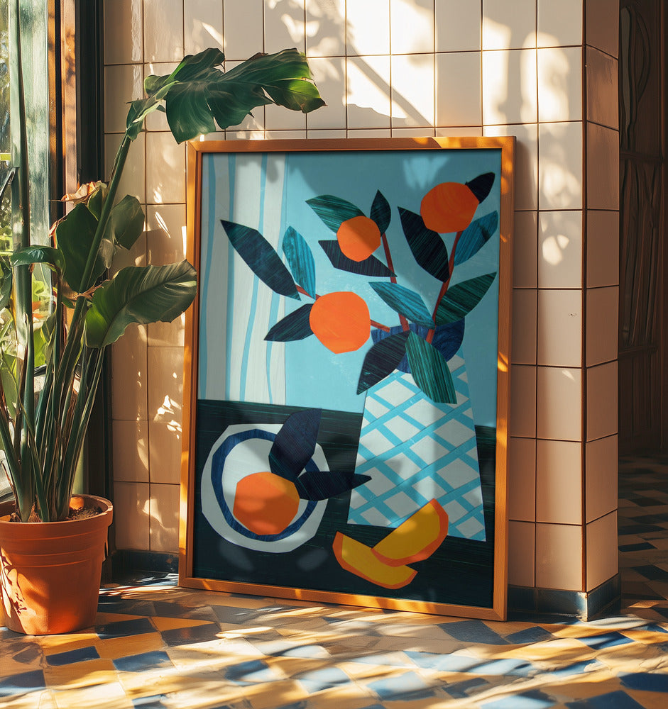 Citrusmorgonstilleben | Poster