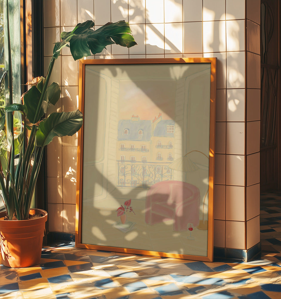 Mysig lägenhet i Paris | Poster