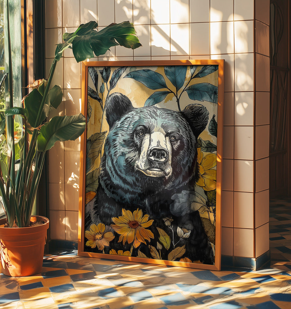 Animal Bear Watercolor Animal Art 7 | Poster