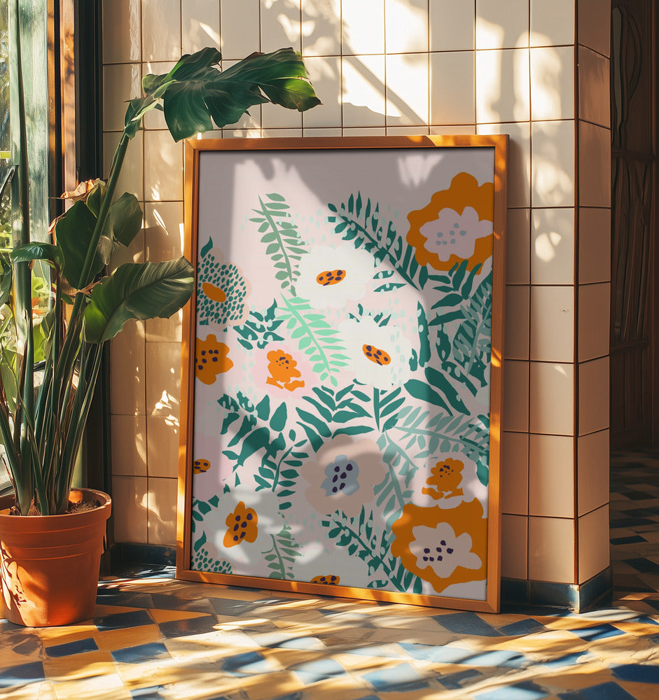 Botanische Dopaminblüten | Poster