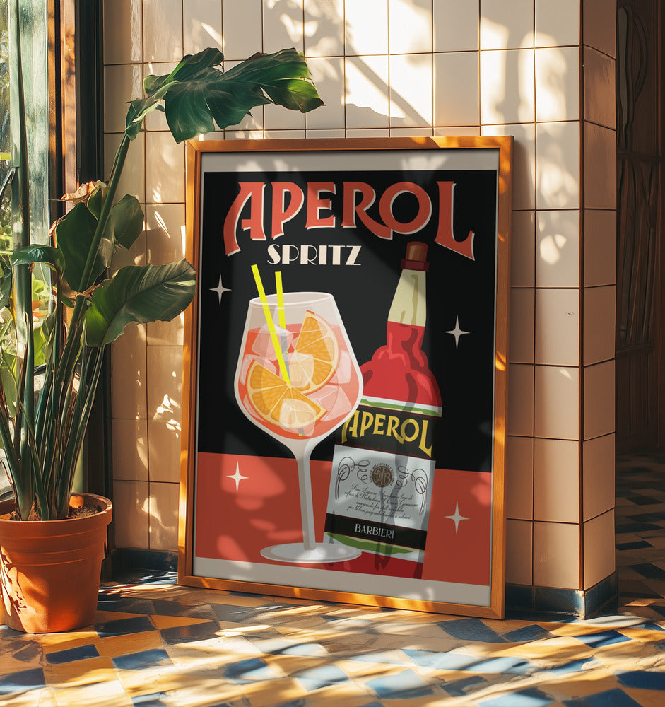 Aperol Spritz_Black | Poster