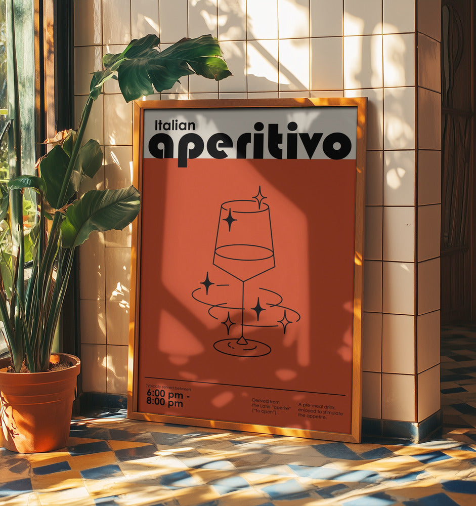 Italiensk aperitif | Poster