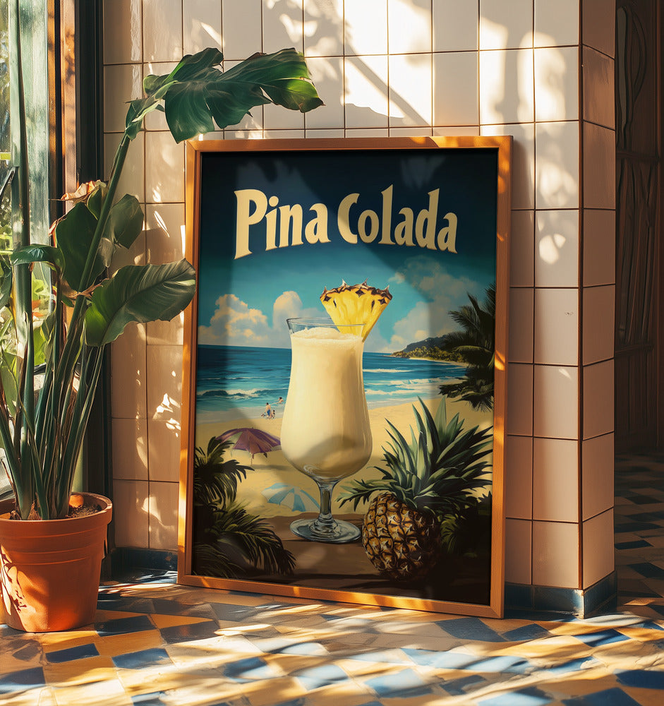 Piña Colada Vintage | Poster
