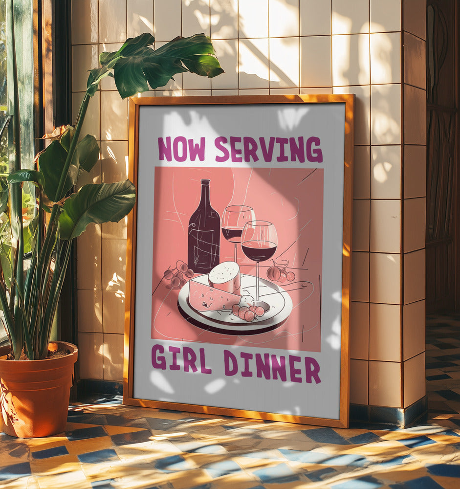 Flickmiddag nr 1 | Poster