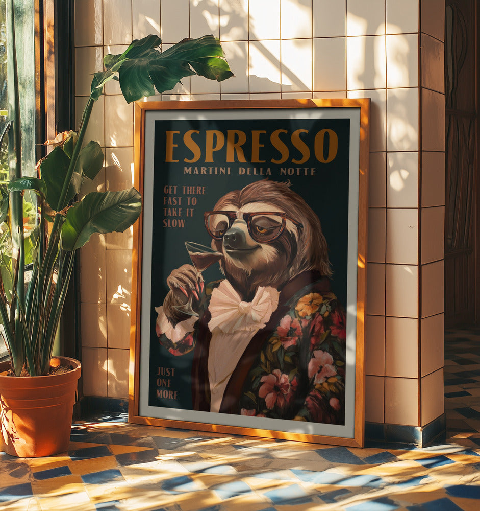 Art Deco Espresso Martini Drickande Sensation | Poster