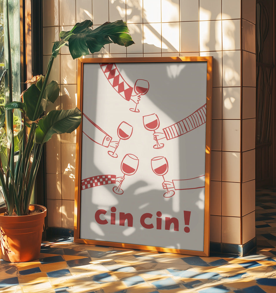 Cin cin! Vinfest med vänner | Poster