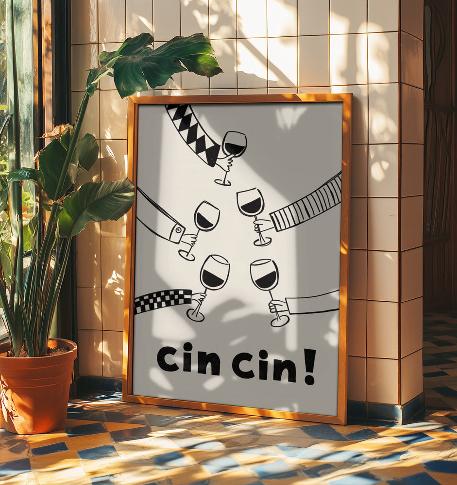 Cin cin! Vinfest med vänner | Poster