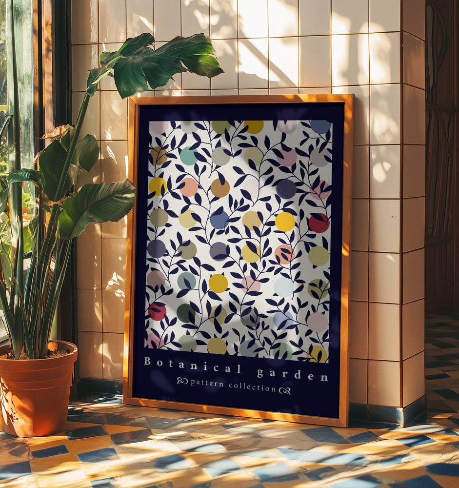 Expectant Iteration Botanical Garden Pattern | Poster