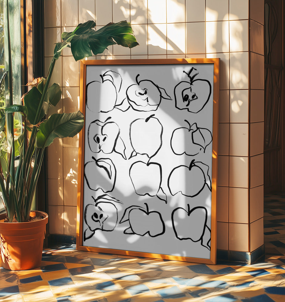 Sketches of Apples | Poster
