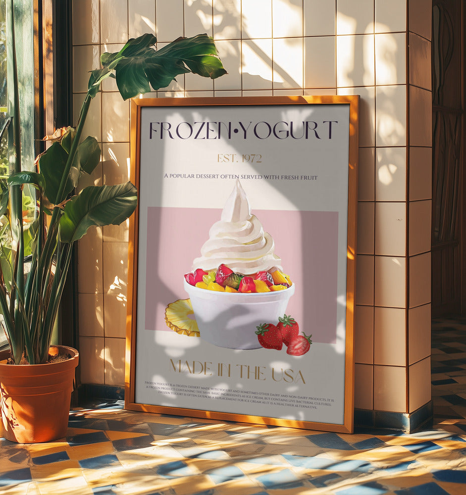Swirl of Frozen Yogurt | Poster