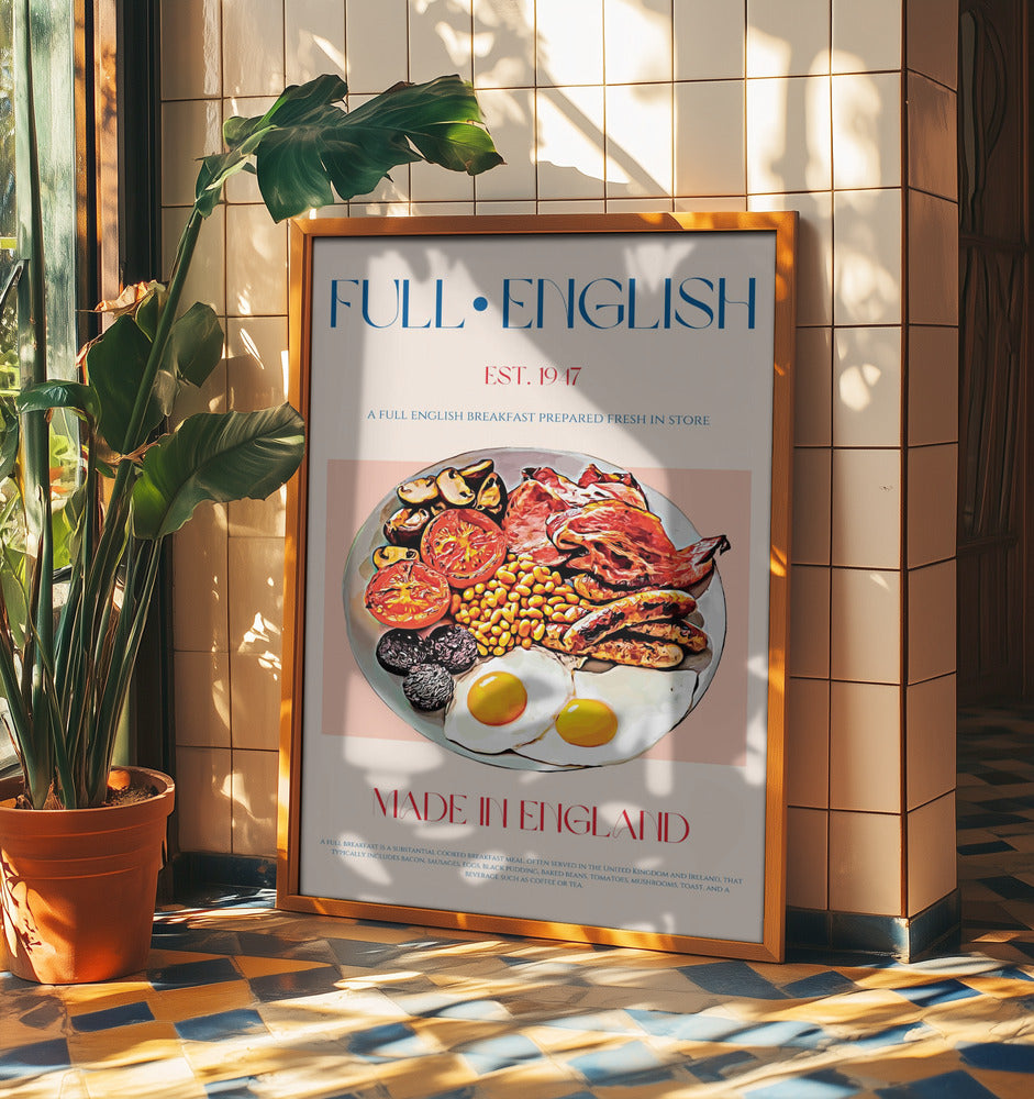 Traditionell engelsk frukost | Poster