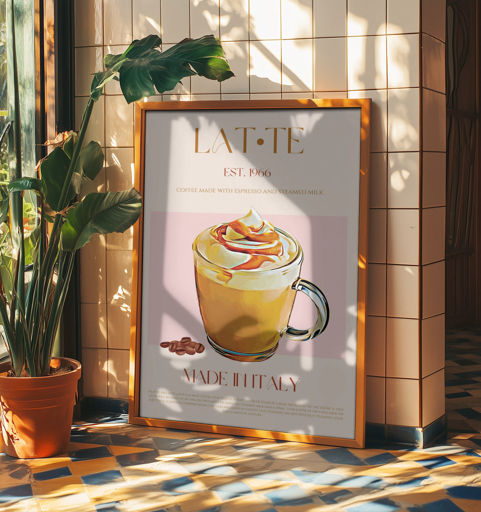 Creamy Latte Delight | Poster