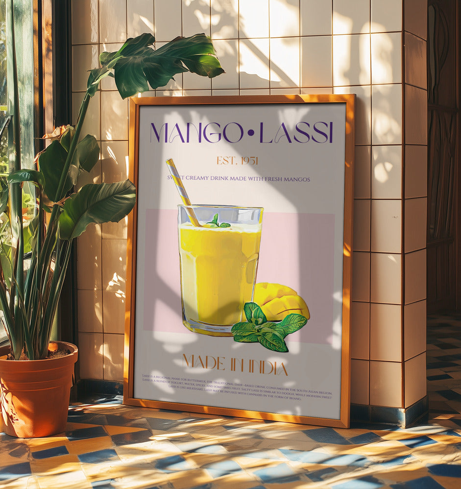Mango Lassi Delight | Poster