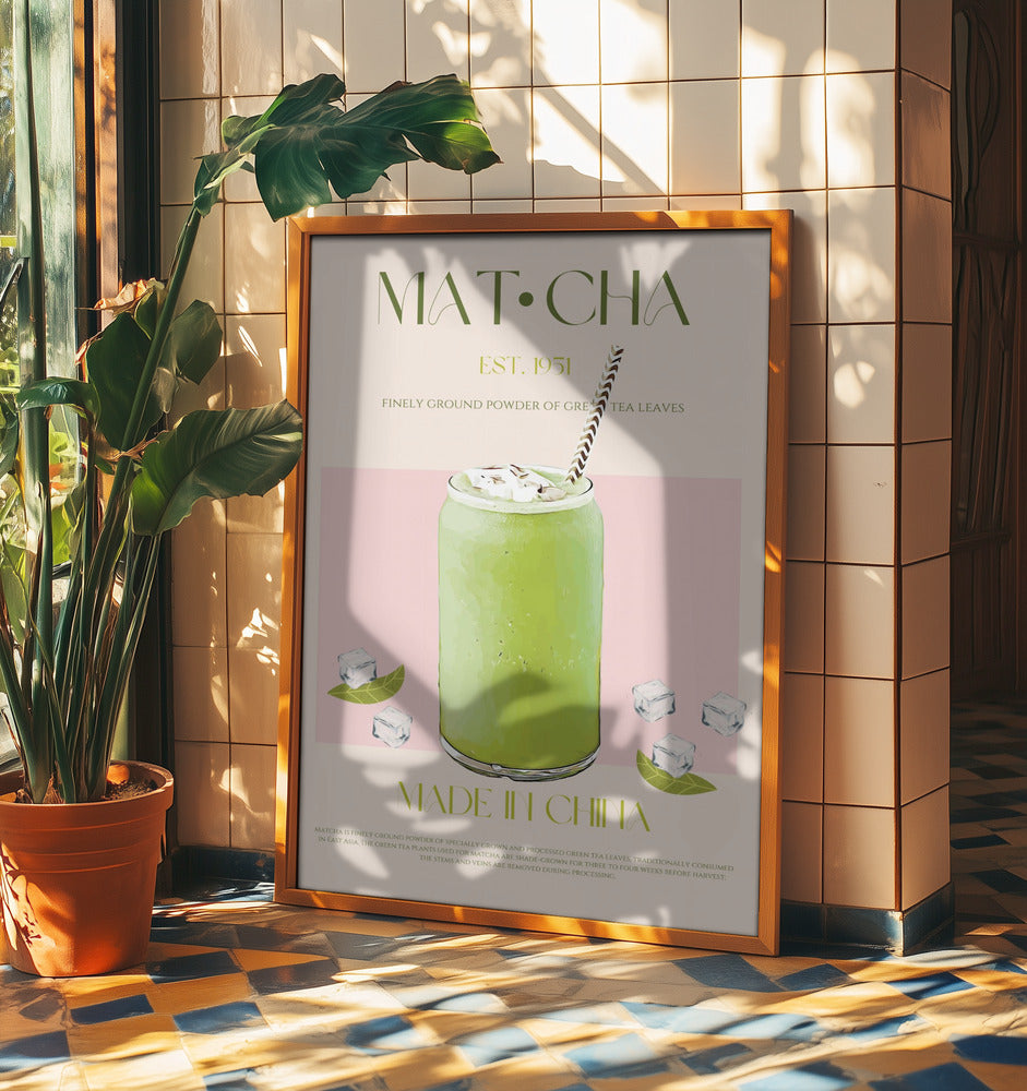 Kyld Matcha-dryck | Poster