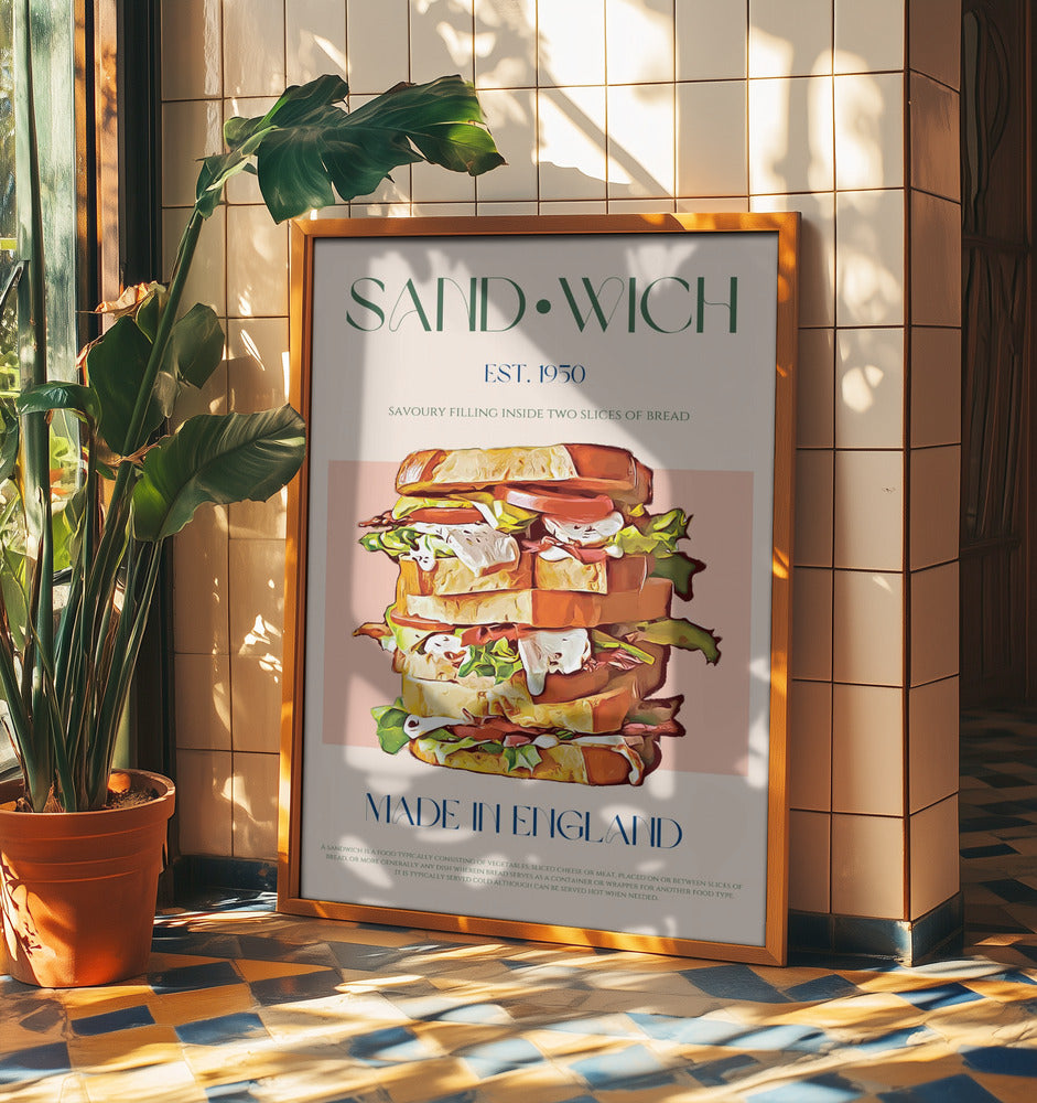 Klassisk smörgås tillverkad i England | Poster