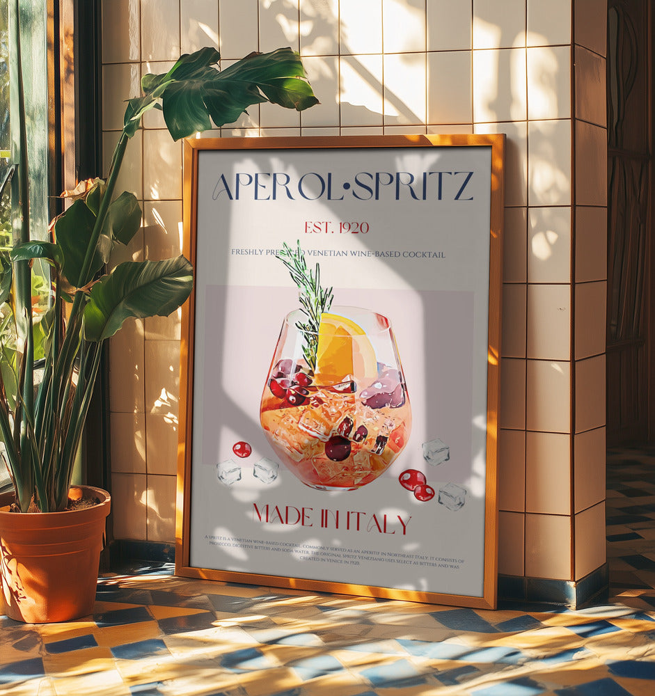 Aperol Spritz Cocktail | Poster