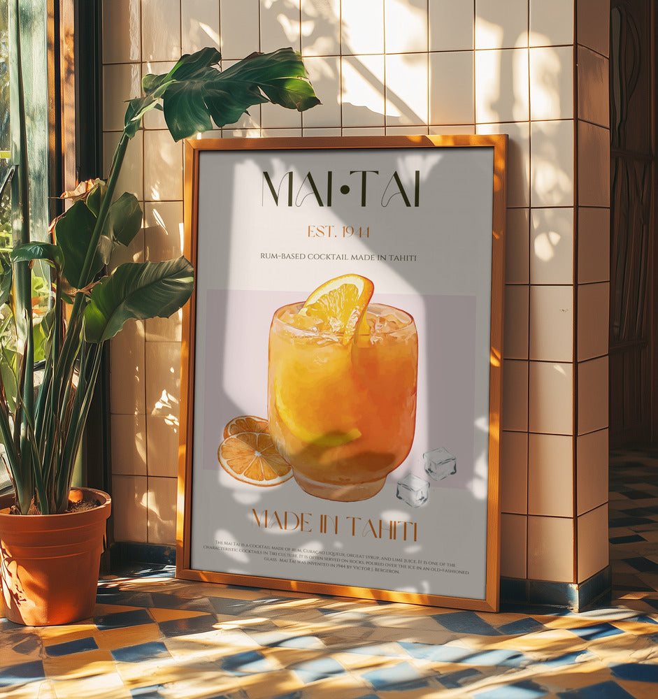 Apelsin Bliss-dryck | Poster