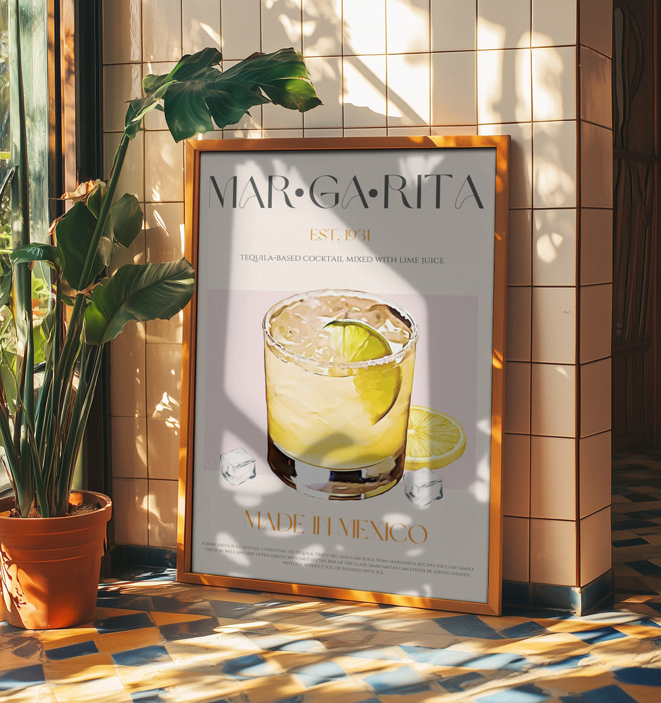 Margarita-tryck Cocktail | Poster