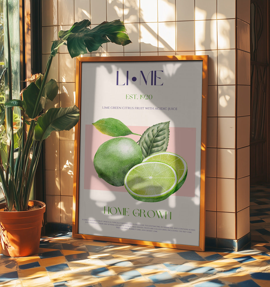 Fräsch grön glädje | Poster