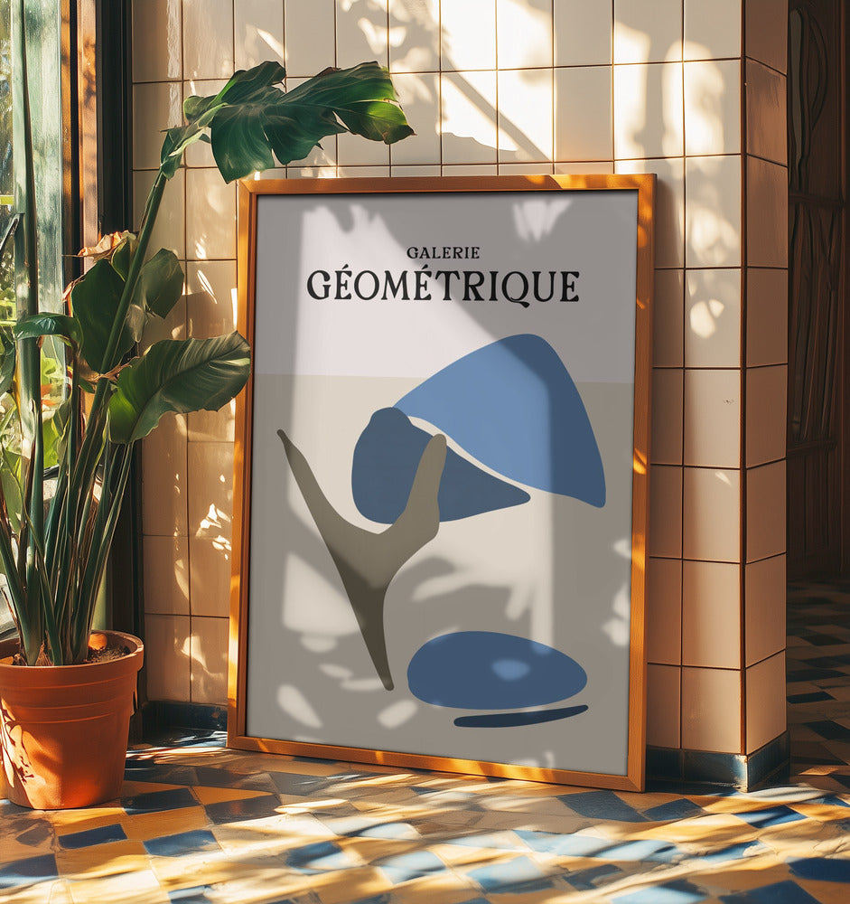 Blue Abstractions | Poster