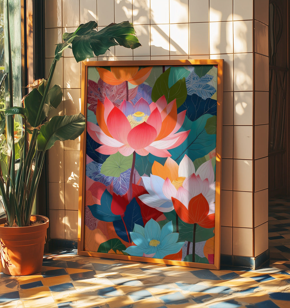 Den förtrollade lotusträdgården | Poster