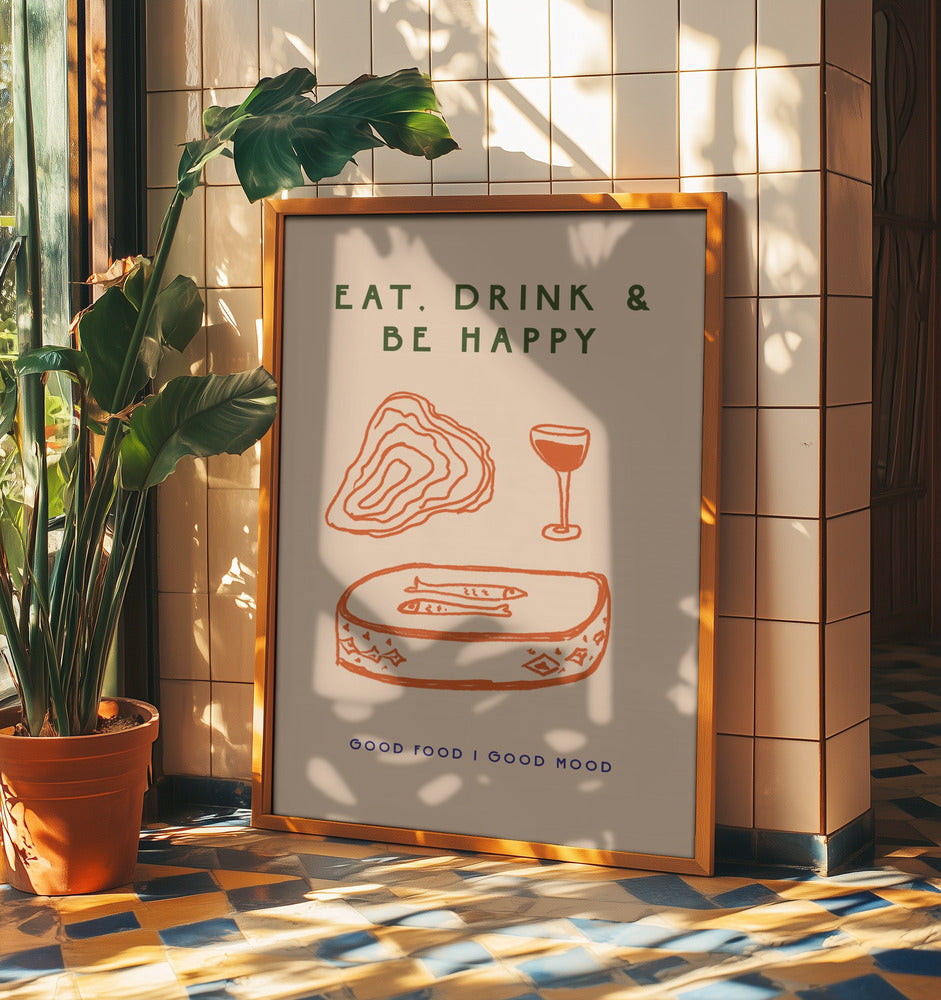 Eatdrinkbehappy | Poster