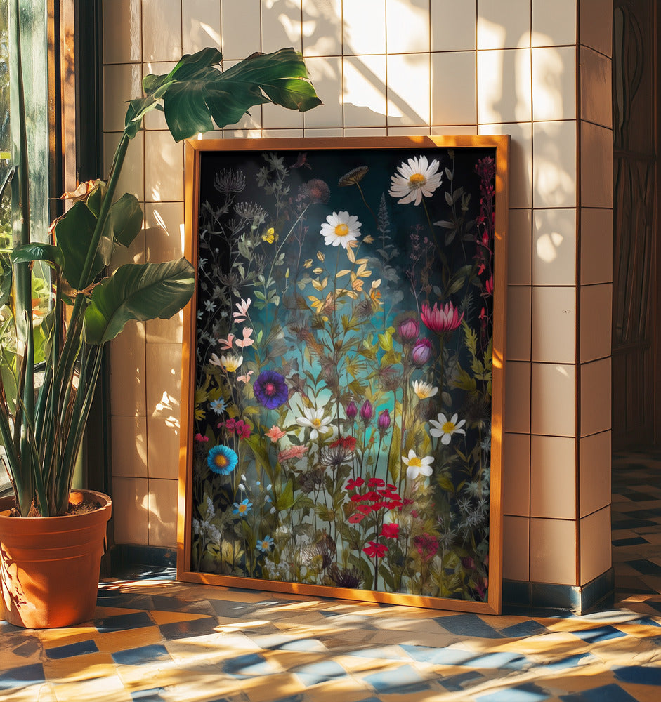 Wildflower Meadow Evergreen Flowers 92 | Poster