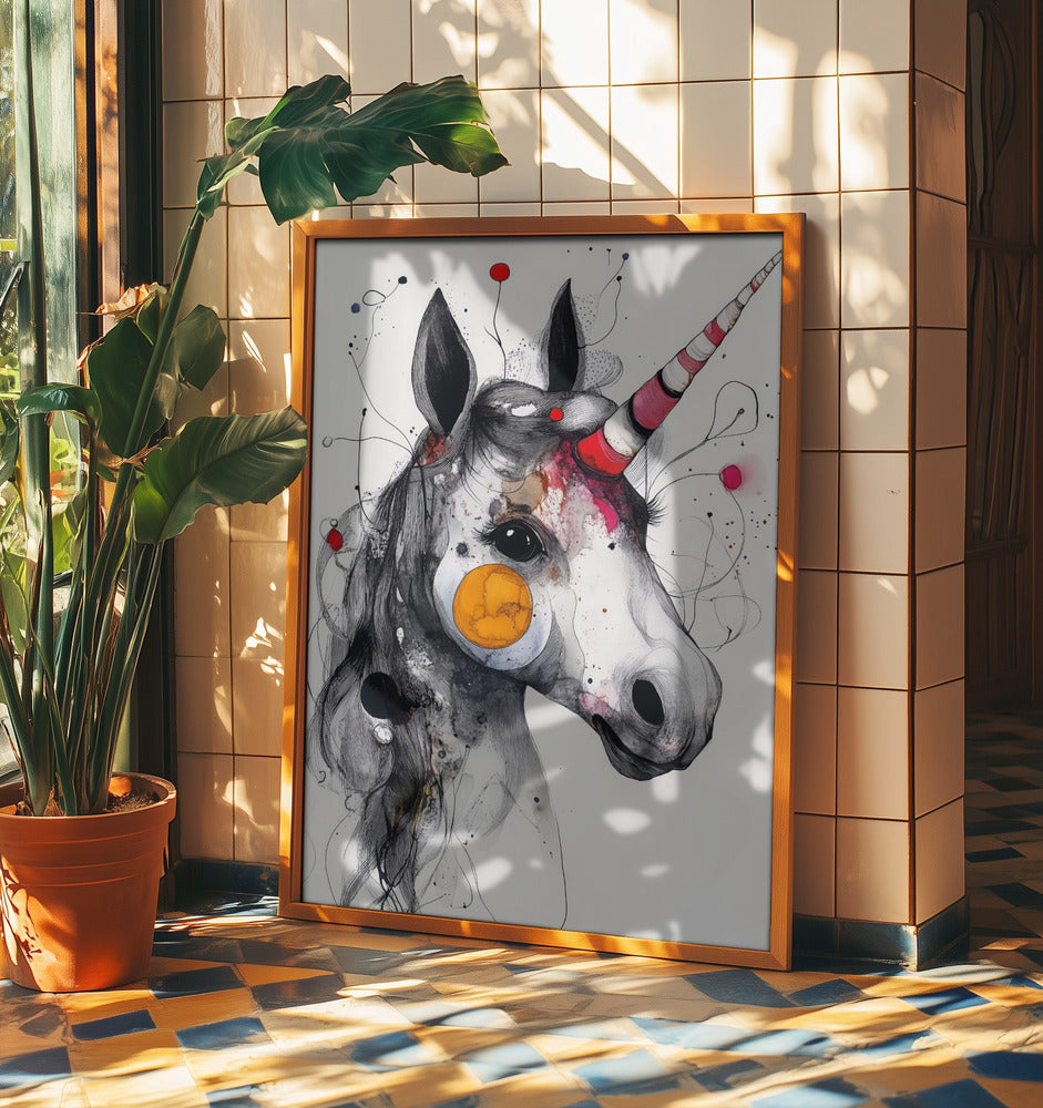 Unicorn drawing art | Poster