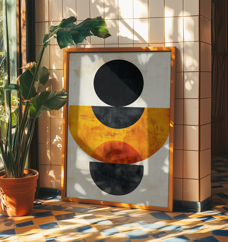Interplay geometric abstraction | Poster