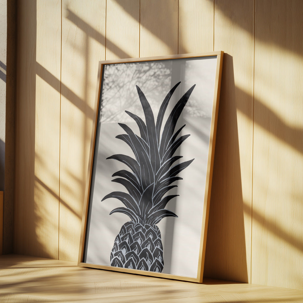 Czarny Ananas | Plakaty - Wydruki Artystyczne
