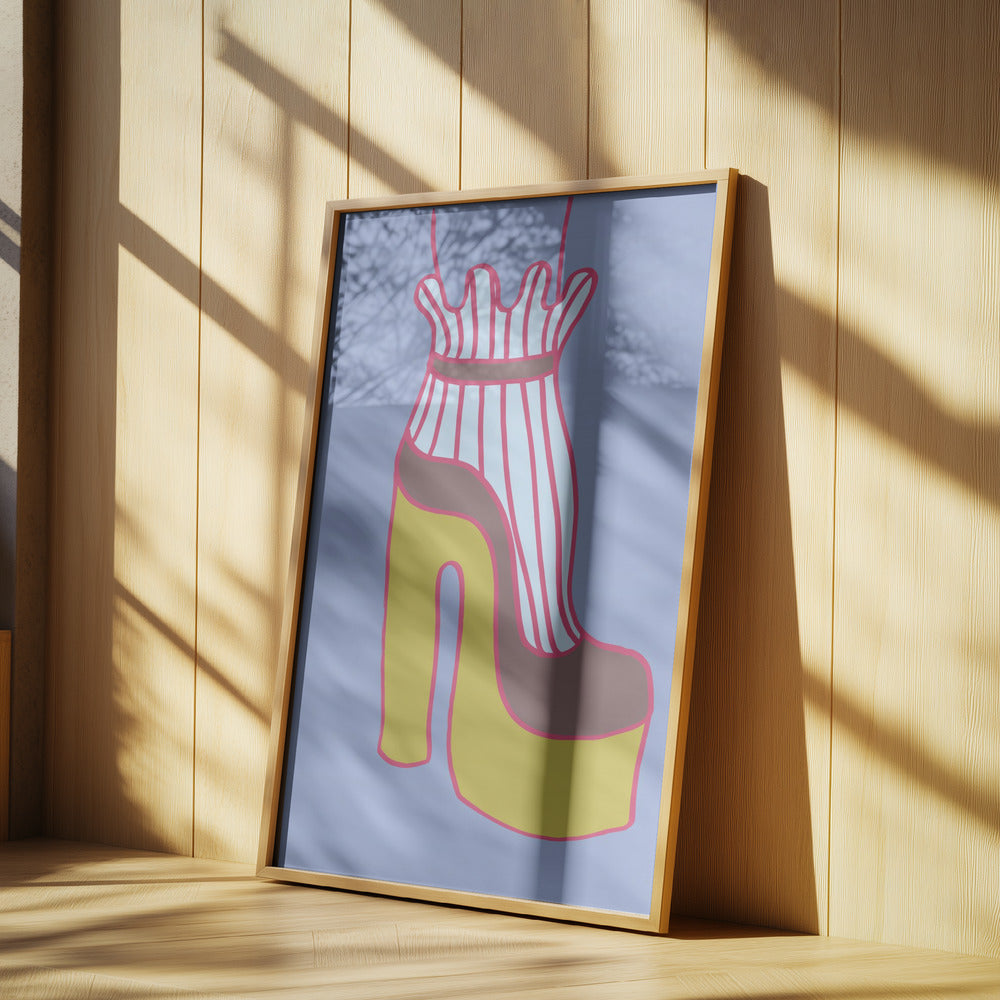 Gul klack 01 | Poster