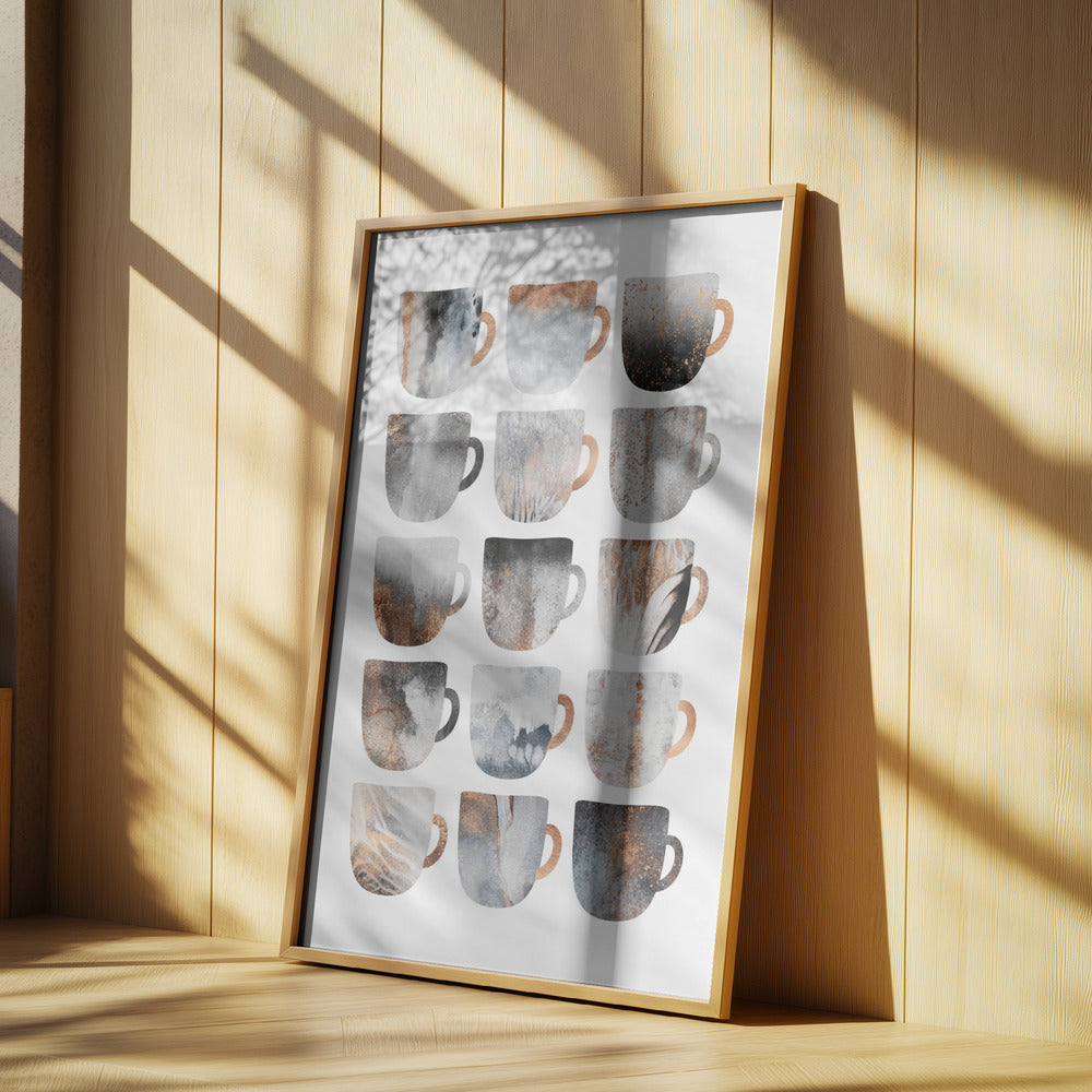 Drömlika kaffekoppar | Poster