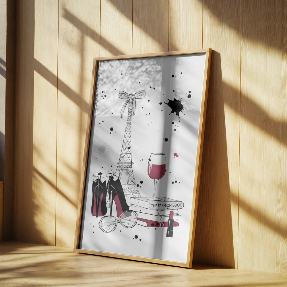 Chic parisisk natt | Poster
