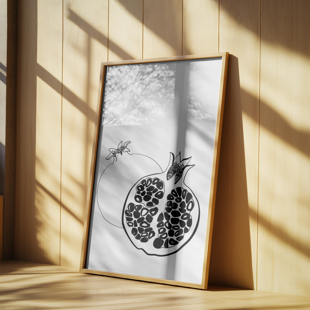 Melograni disegnati a mano | Poster - Stampe d’Arte