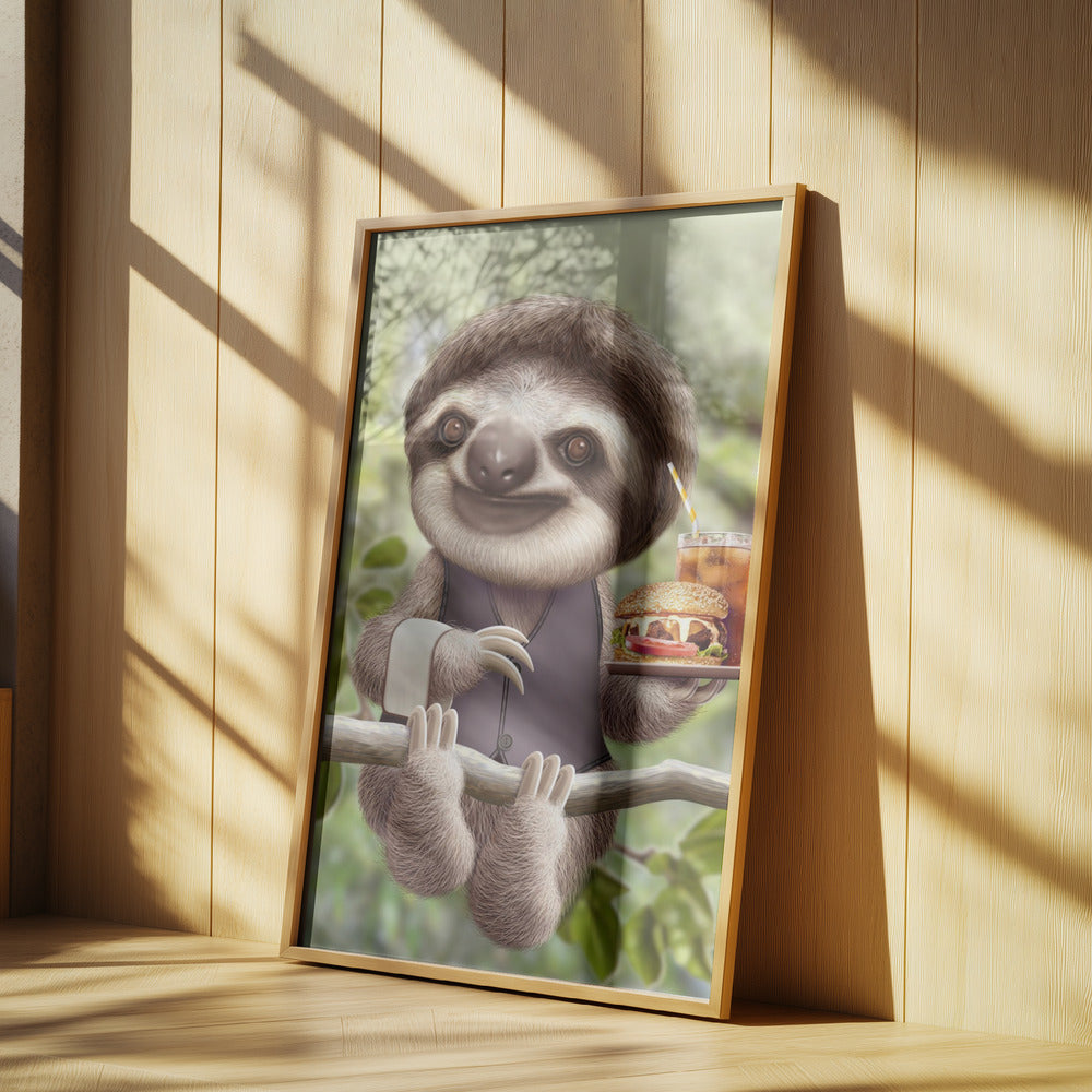 SLOTH ONTREE DELIVERY | Poster