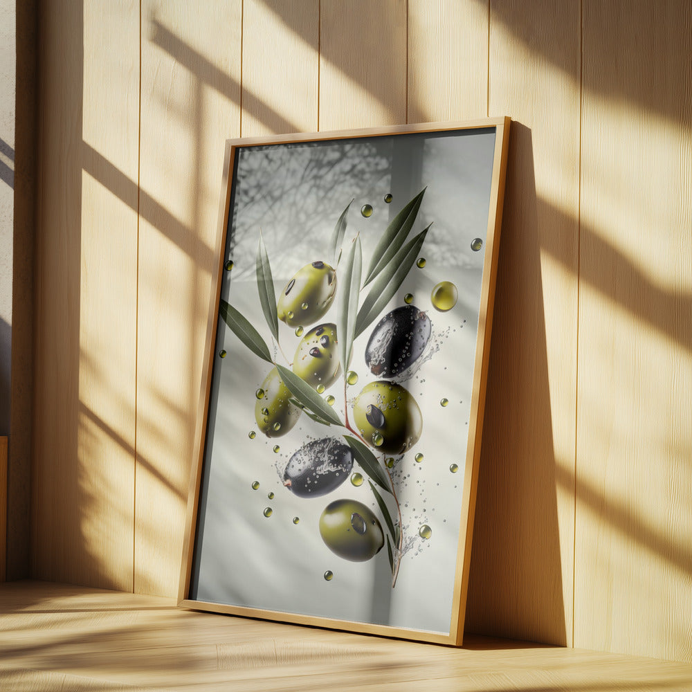Frische Oliven | Poster - Kunstdruck