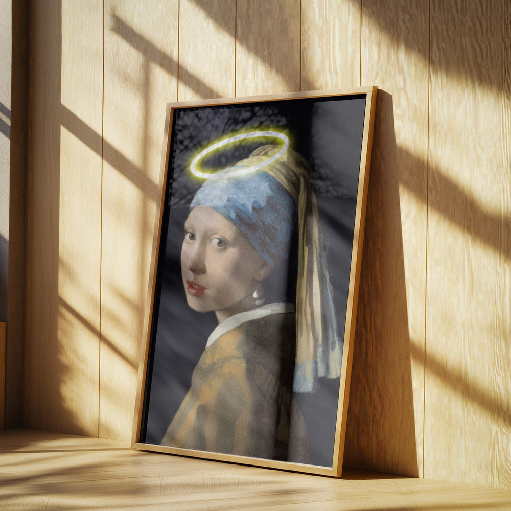 Girl With A Halo | Poster
