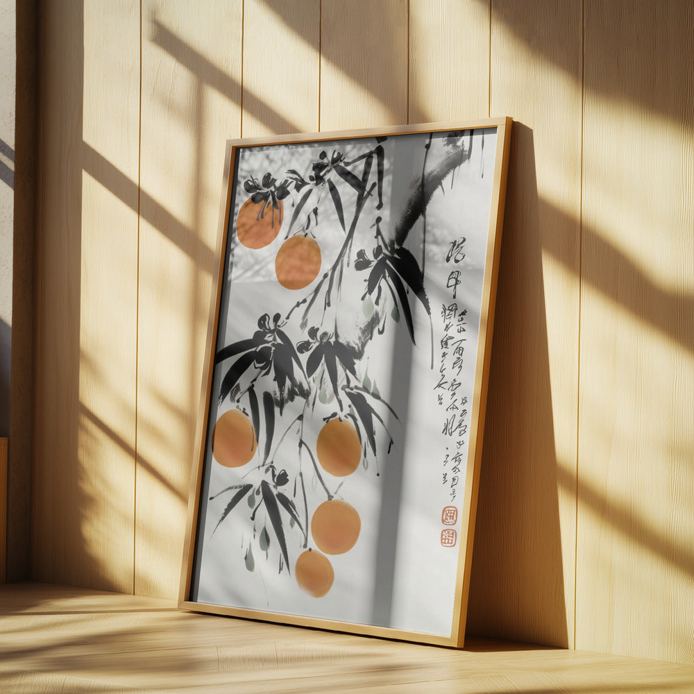 Japanische Orangen | Poster - Kunstdruck
