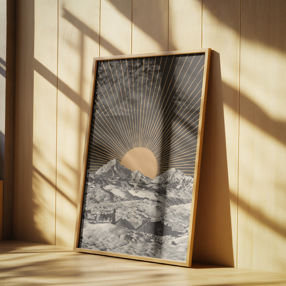 Bergslandskap nr 6 | Poster