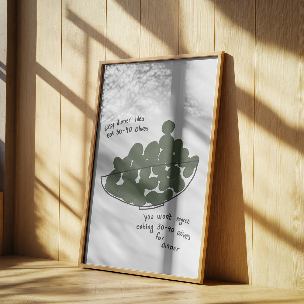 Oliven-Dinner-Delikat | Poster