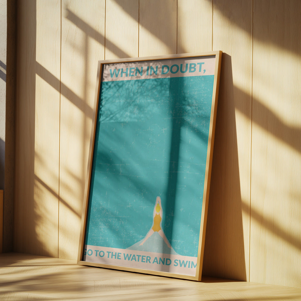 Öppet vatten (blond) | Poster