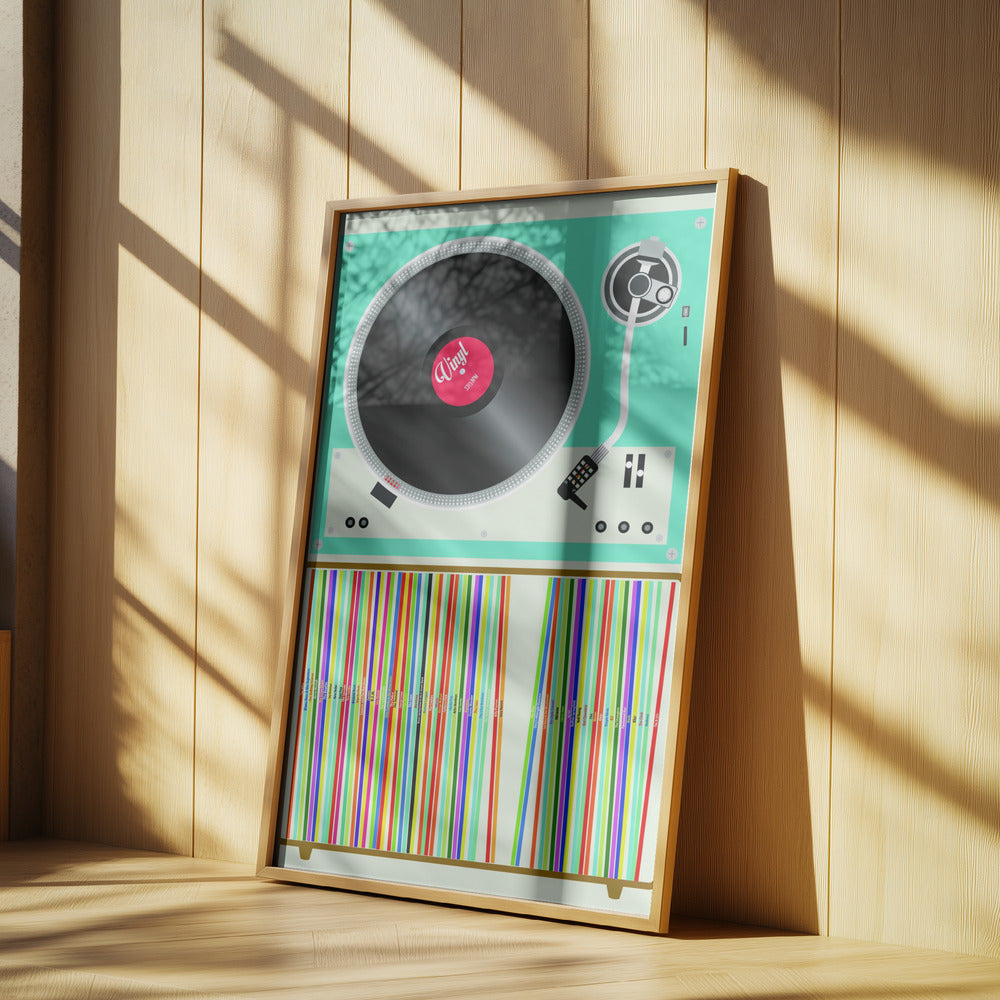 Pila de vinilo | Posters - Impresiones de Arte